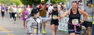 grandmas marathon finish line