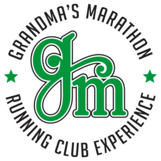 grandmas marathon running club experience logo